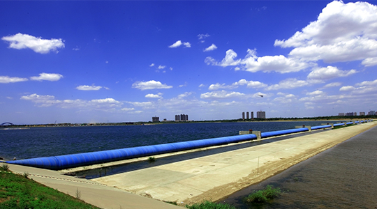 河北石家莊滹沱河橡膠壩