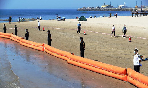 渤海海域舉行“平行時(shí)空”海上溢油應急演練